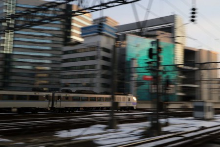 特急オホーツク-札幌駅