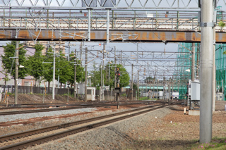 手稲駅から回送出発した団体臨時列車は昨日と同じ-いつもの場所から